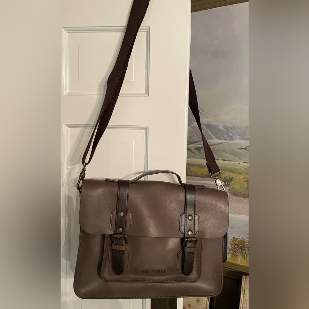 Ted Baker Leather Satchel Schoolboy Bag